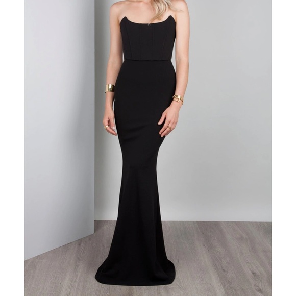 COPY - Zachary the Label- Elvira black gown - Picture 1 of 4